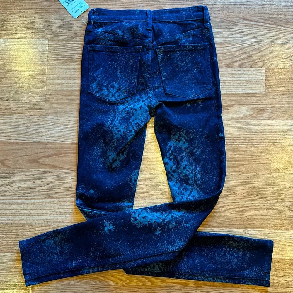 Free People dark wash combo jeans